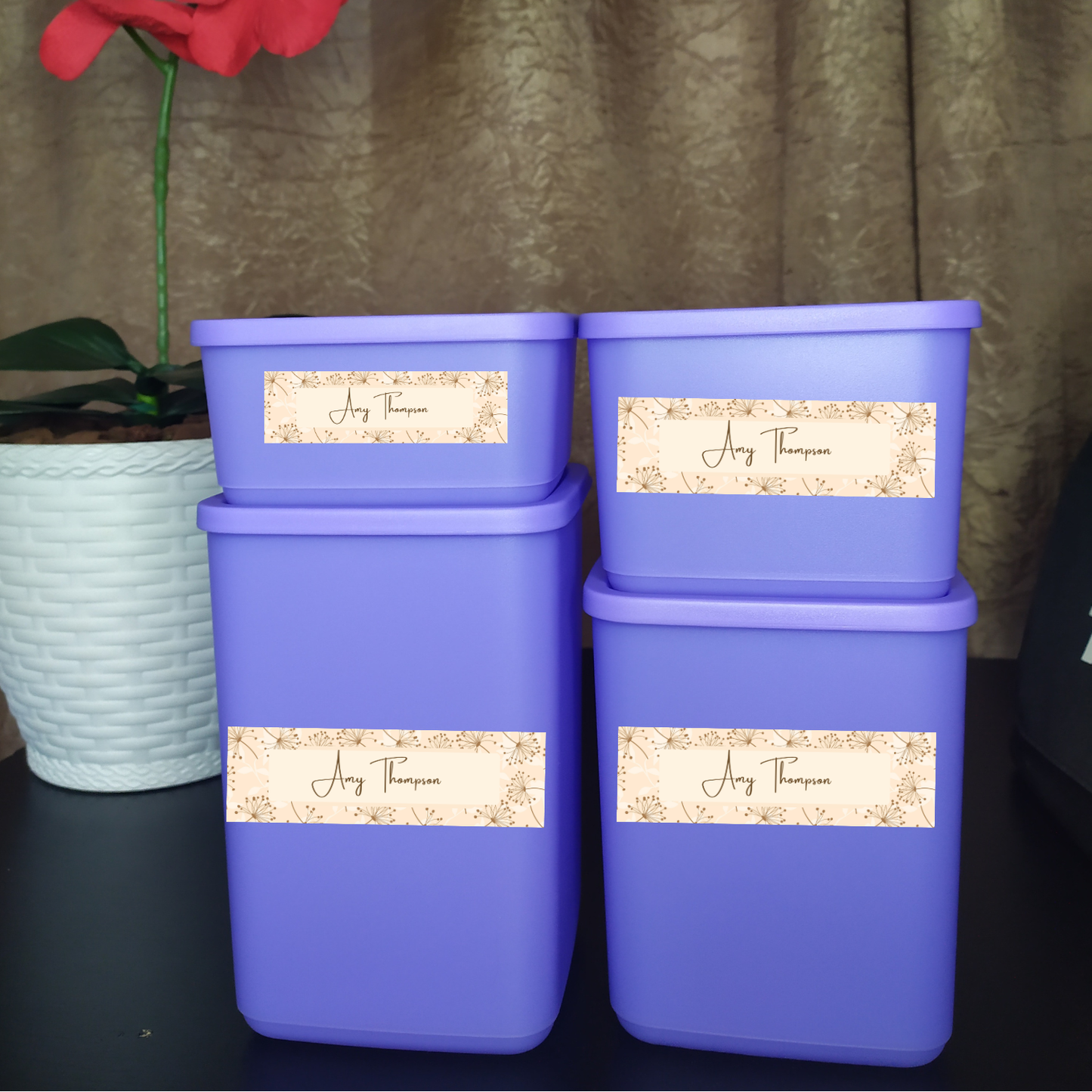 Botanical Custom Label- 20 Pack