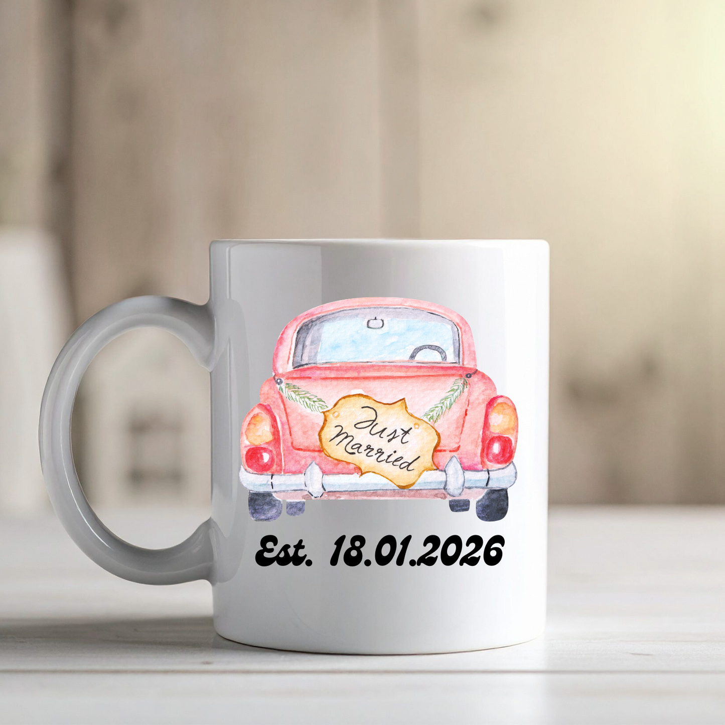 Personalised Just Married Mug Collection