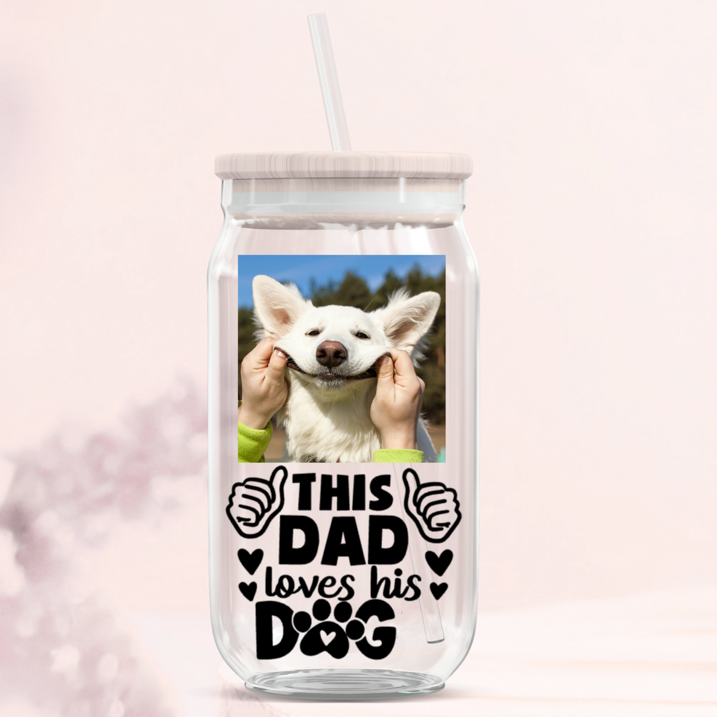 Dog Dad Glass Can Tumbler Collection
