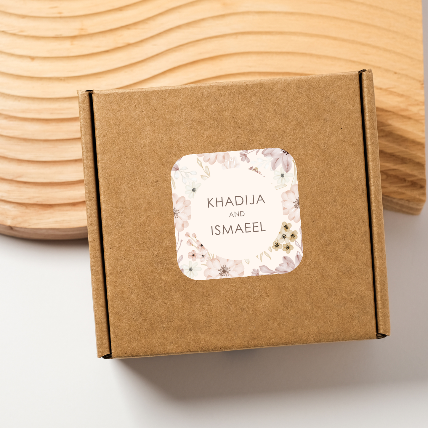Wedding Sticker – Romantic Neutrals