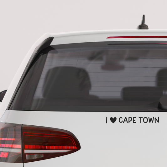 I Heart Cape Town Vinyl Decal