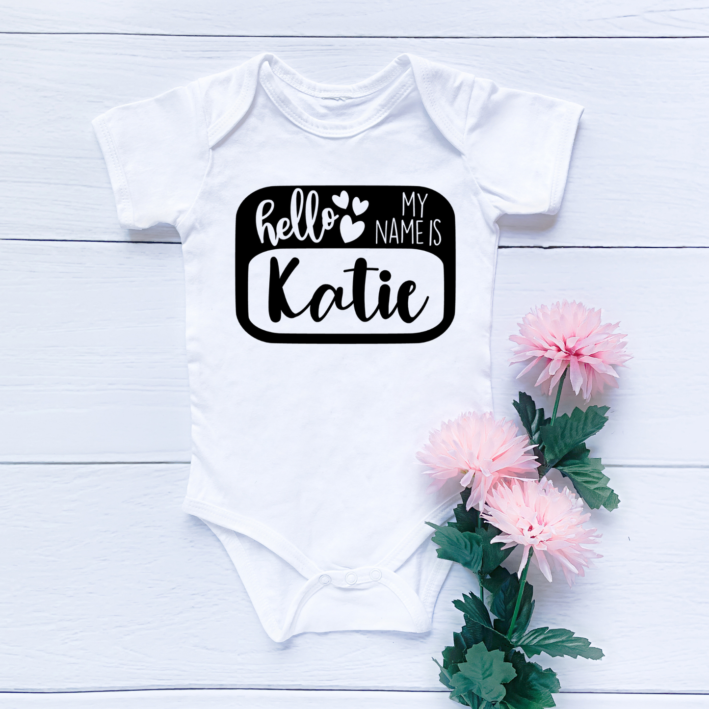Hello My Name Is.... Baby Onesie