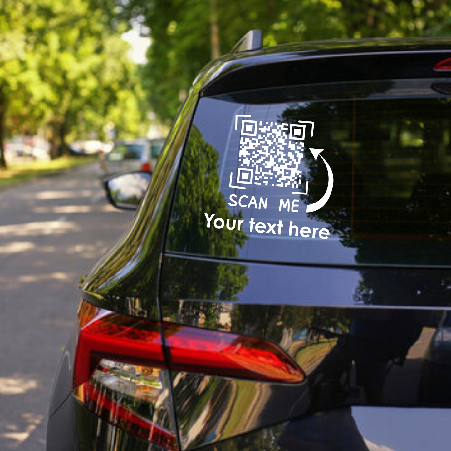 Custom QR Vinyl Decals