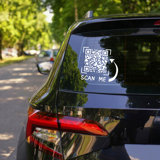 Custom QR Vinyl Decals