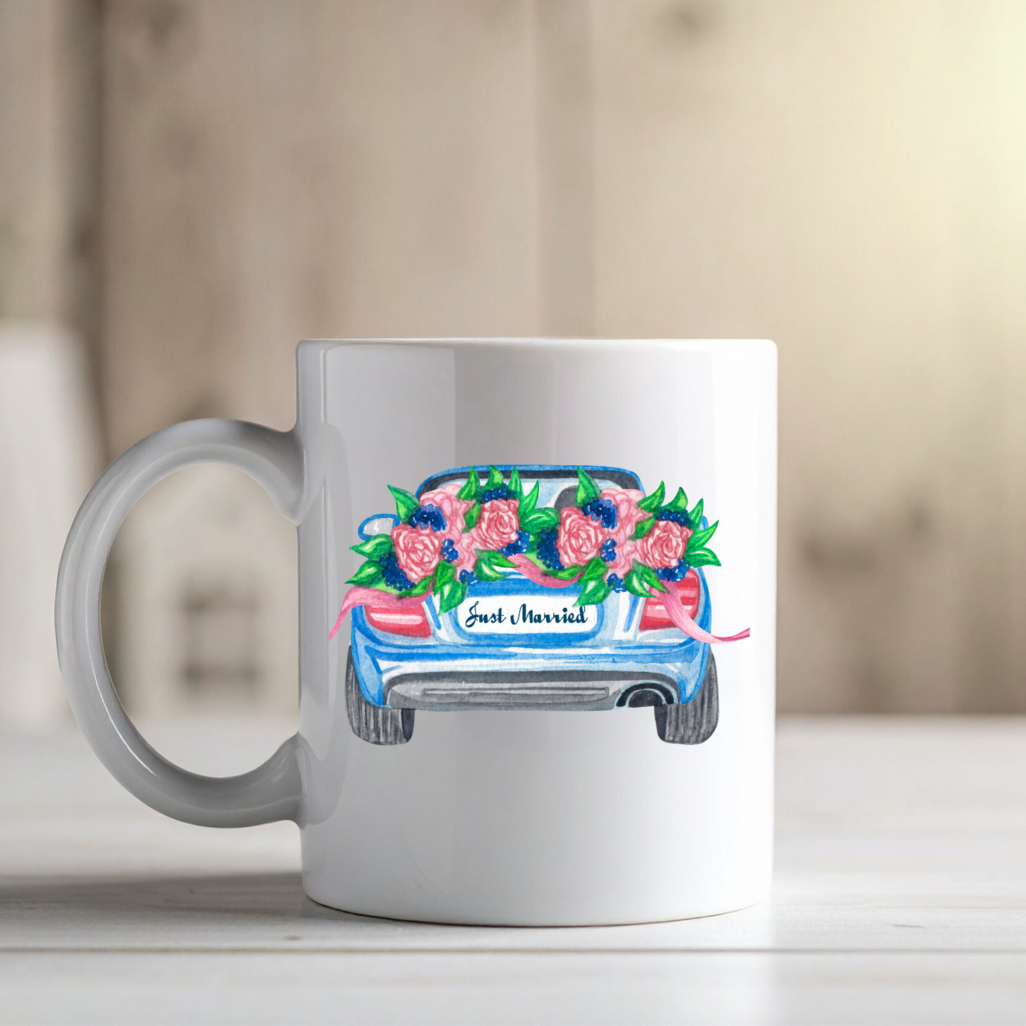 Personalised Just Married Mug Collection