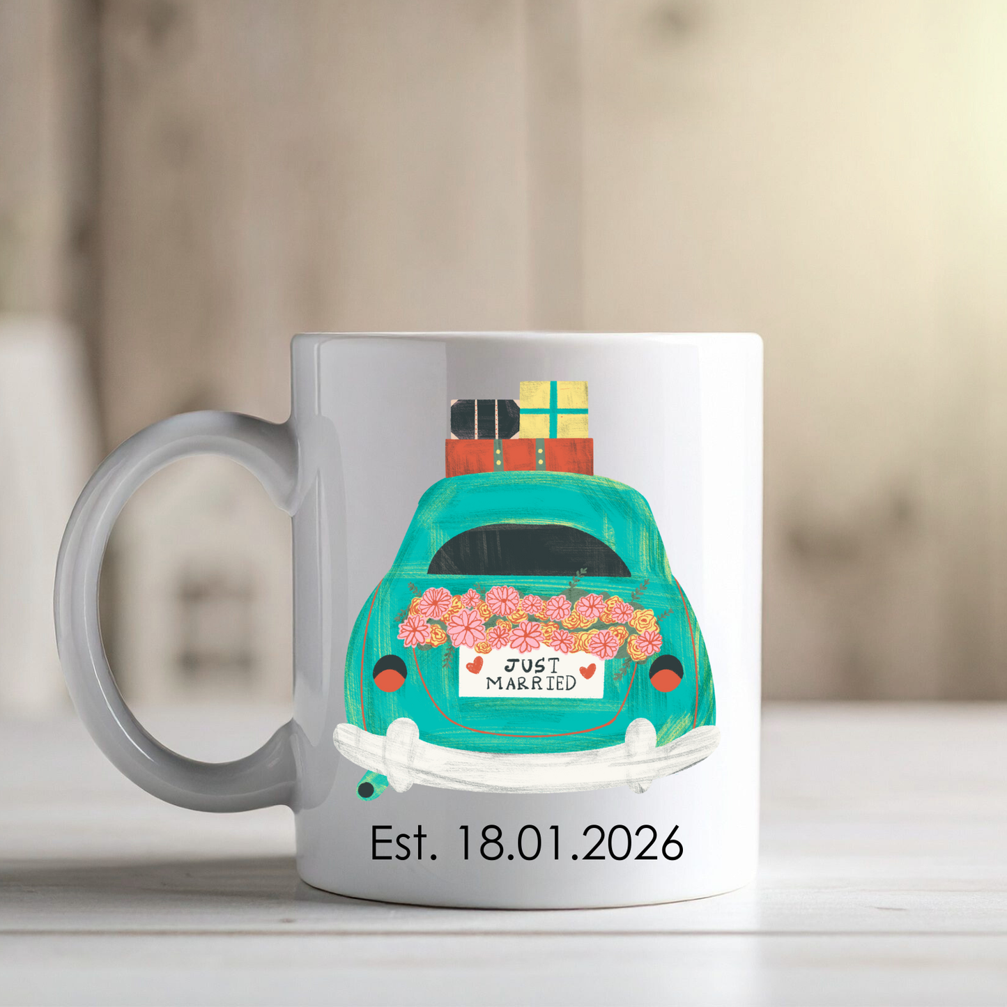 Personalised Just Married Mug Collection