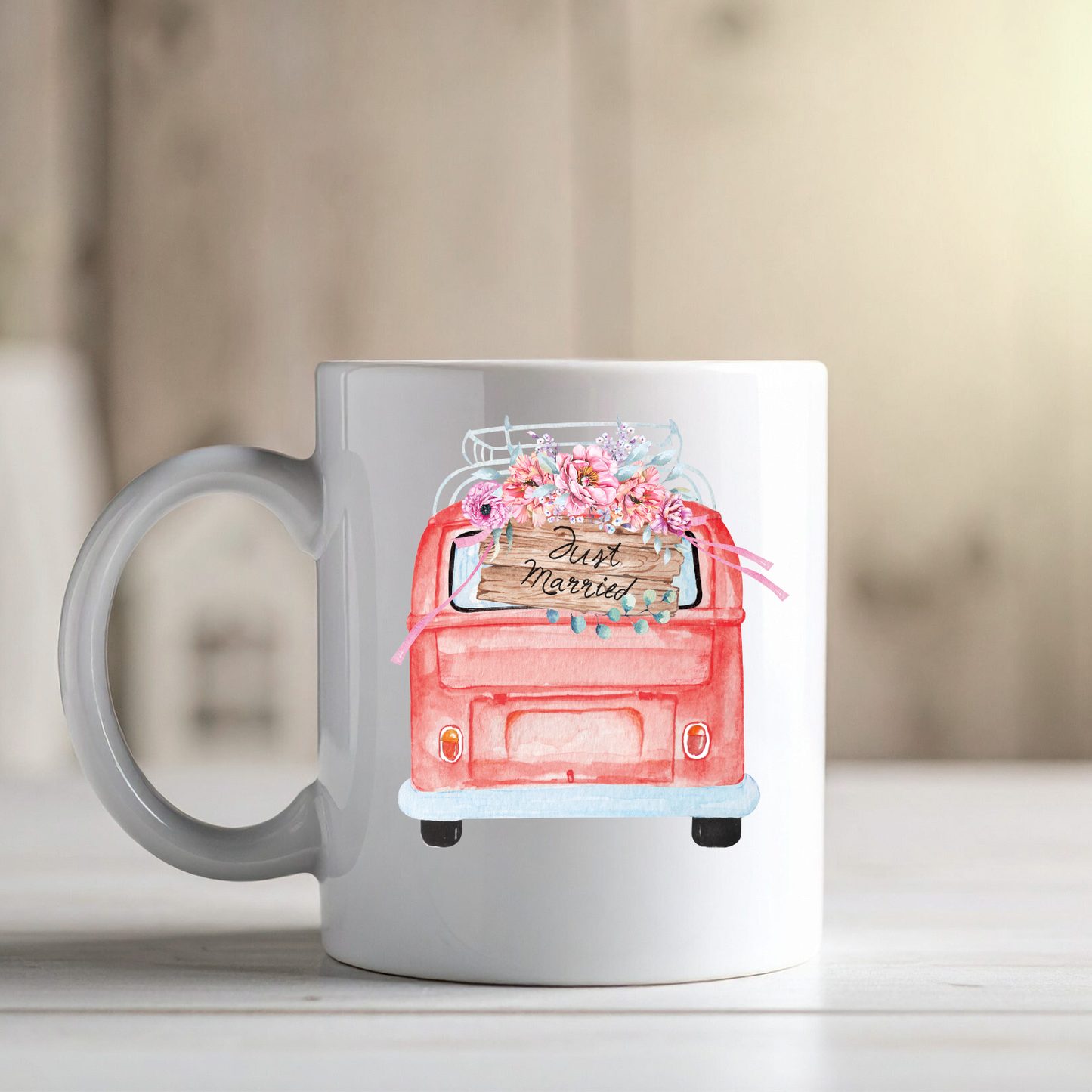 Personalised Just Married Mug Collection