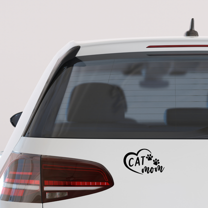 Cat Mom Decals