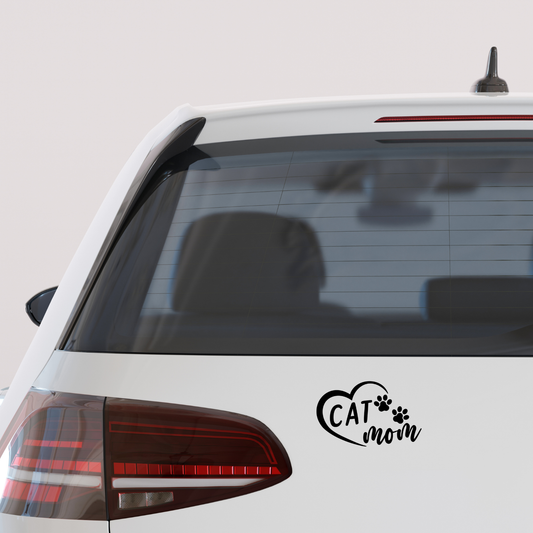 Cat Mom Decals