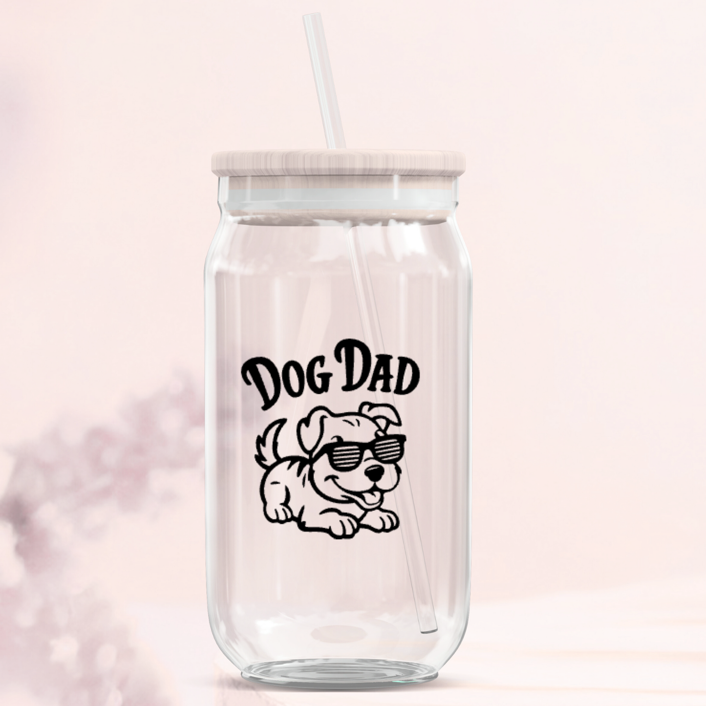 Dog Dad Glass Can Tumbler Collection