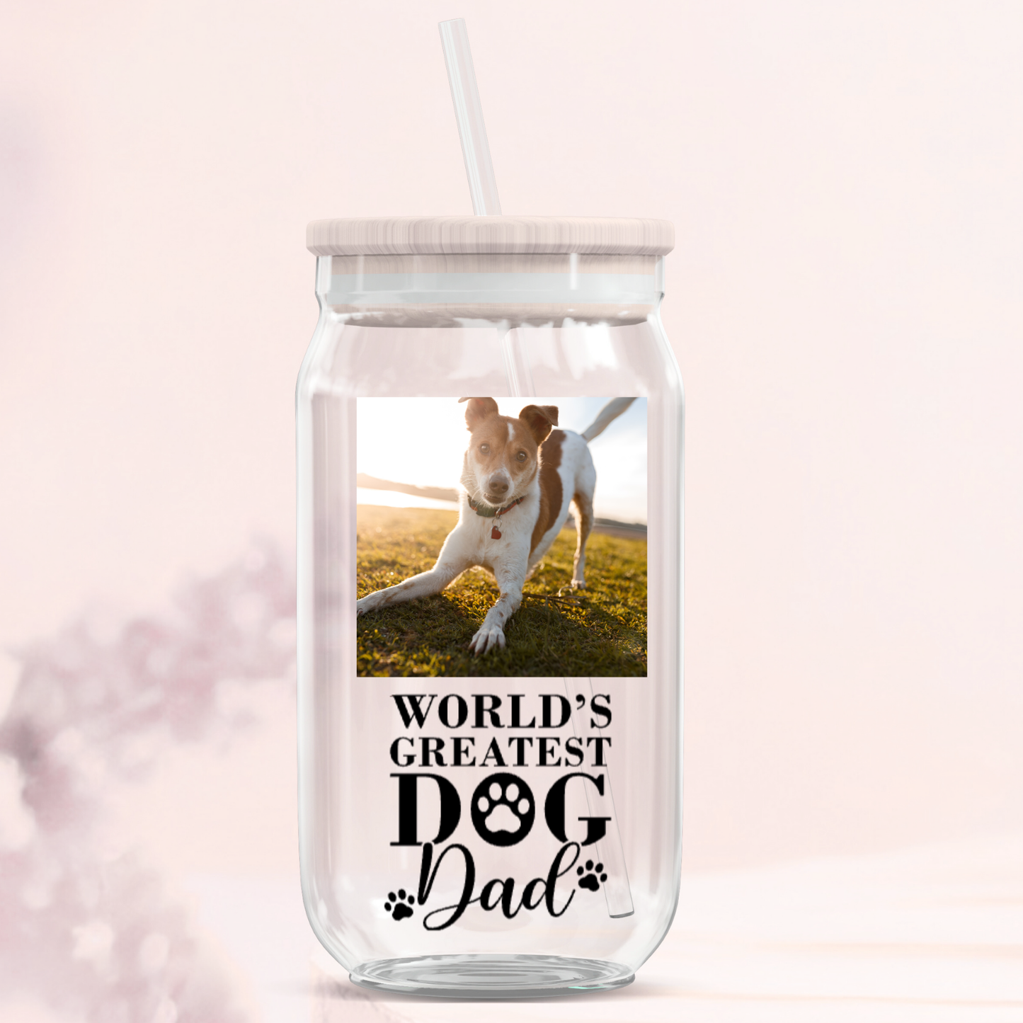 Dog Dad Glass Can Tumbler Collection