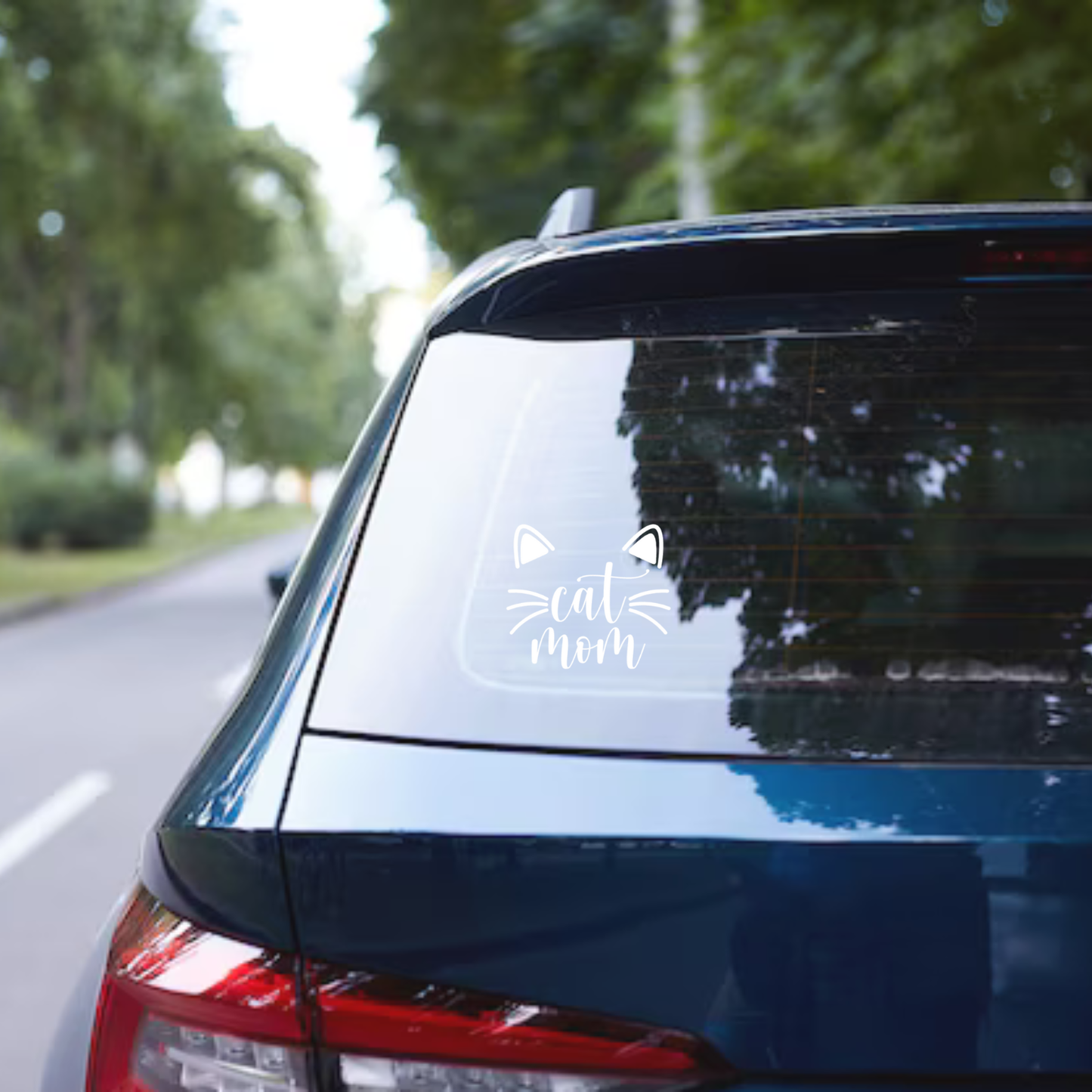 Cat Mom Decals
