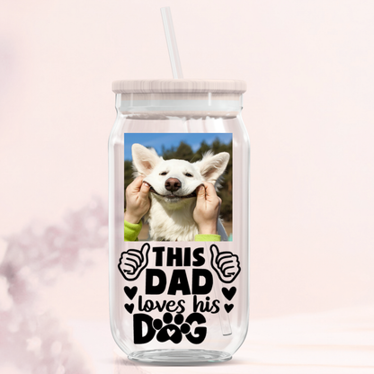 Dog Dad Glass Can Tumbler Collection