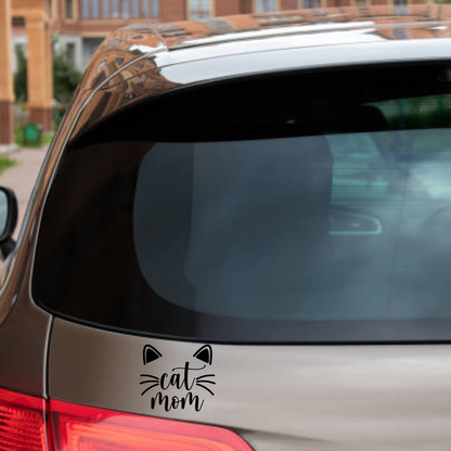 Cat Mom Decals