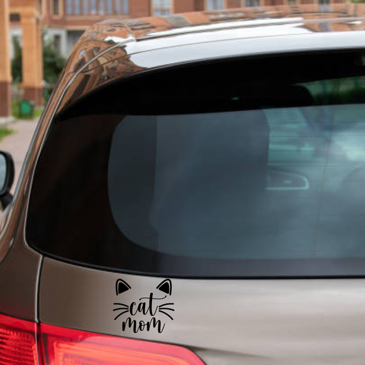 Cat Mom Decals