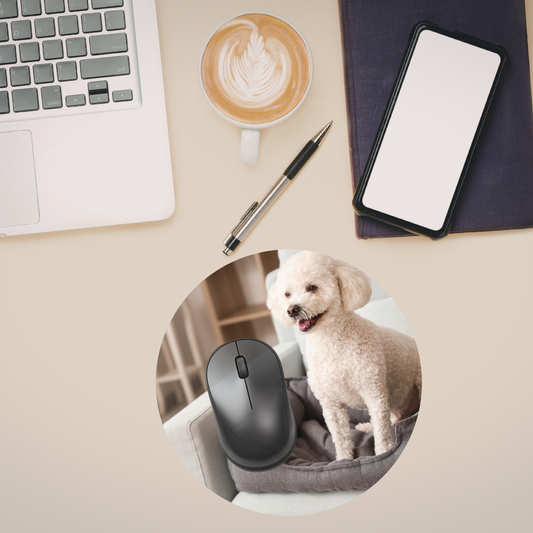 Personalised Mousepad- Circle | Upload Any Photo or Design