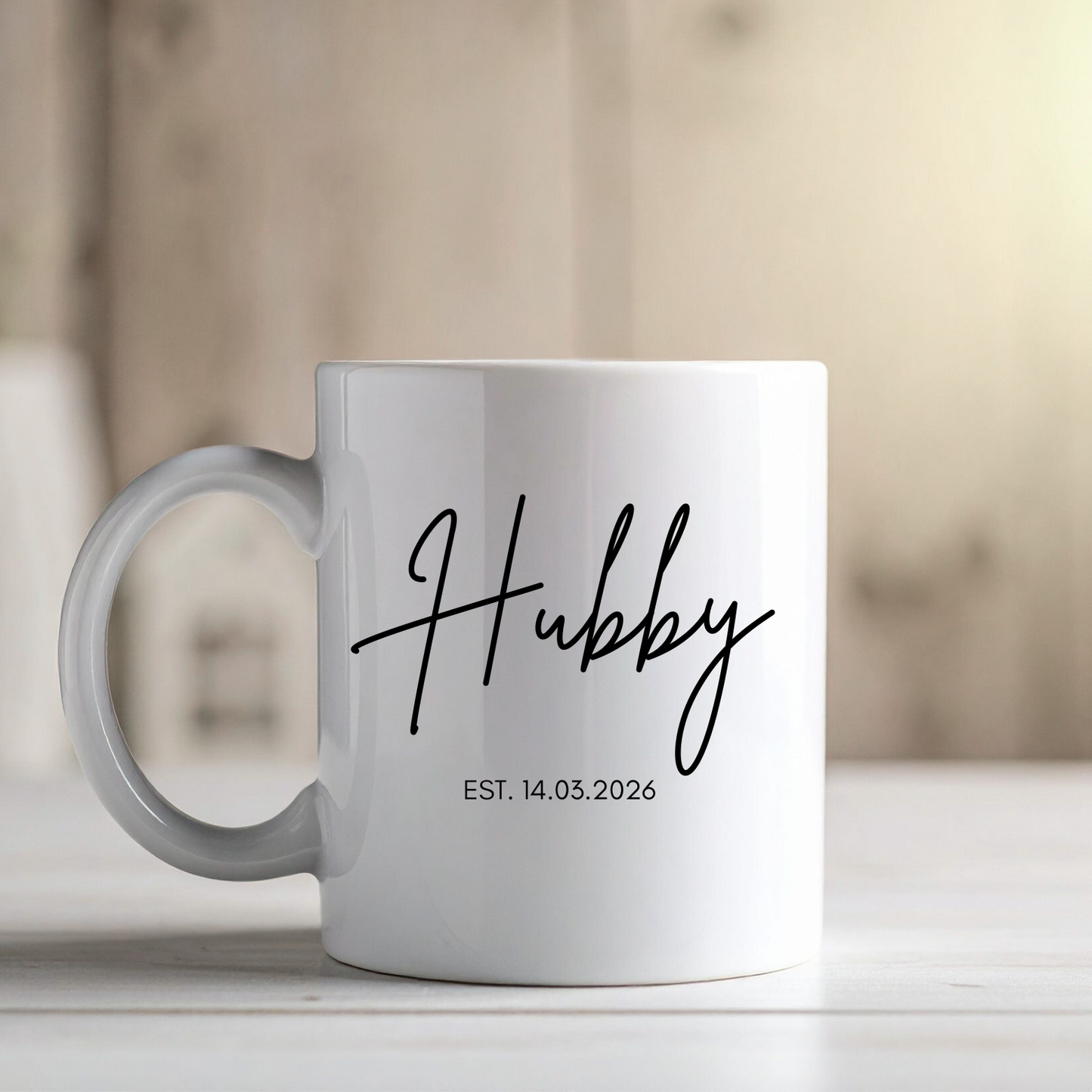 Hubby and Wifey Mugs