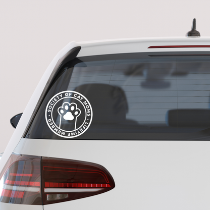 Society of Cat Moms Vinyl Decal