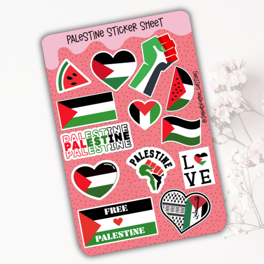 Palestine Sticker Sheet
