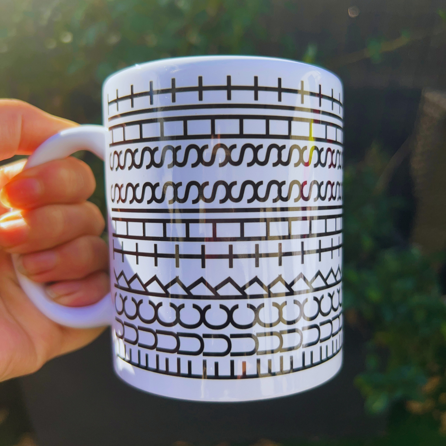 FTS Hidden Message Pattern Mug