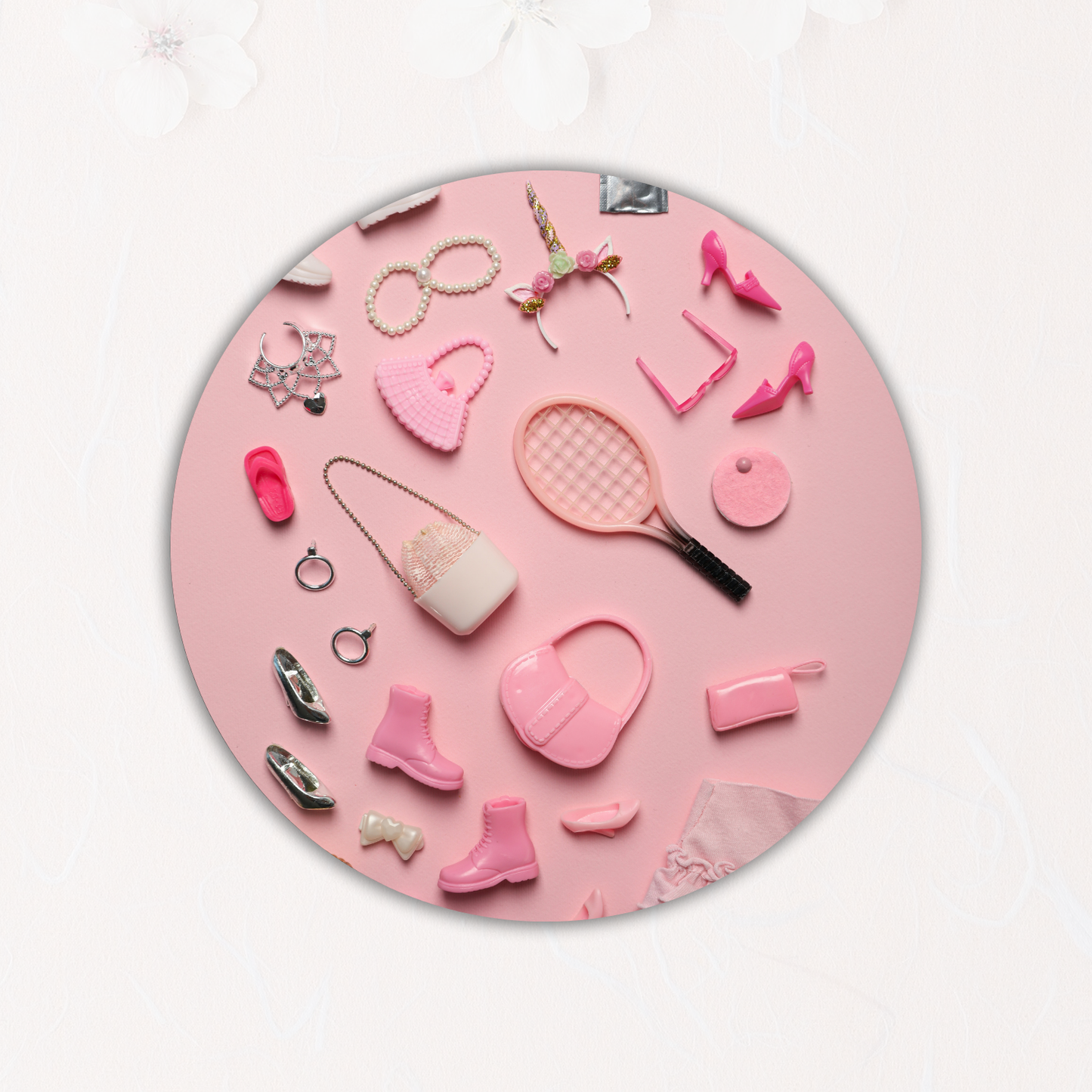 Barbie-Inspired Coasters