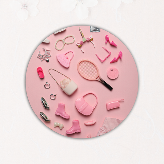 Barbie-Inspired Coasters
