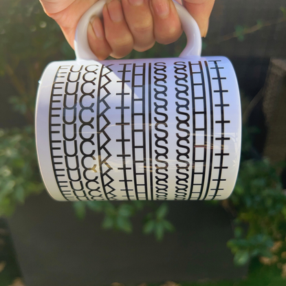 FTS Hidden Message Pattern Mug