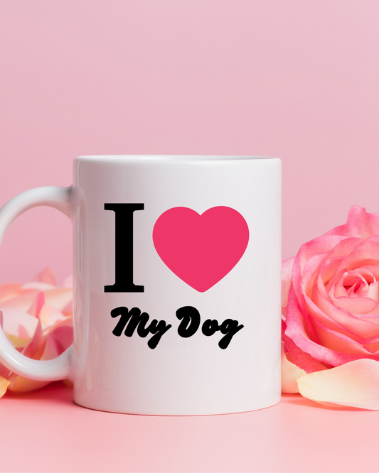 Personalised I ♥ Mug | Finish the Sentence Gift
