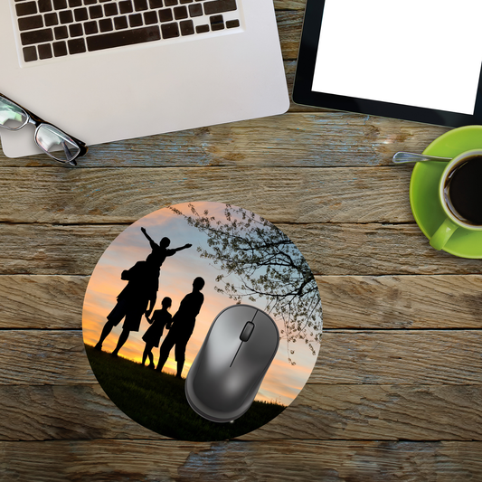 Personalised Mousepad- Circle | Upload Any Photo or Design