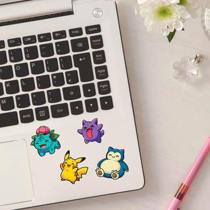Pokémon Chibi Sticker Sheet