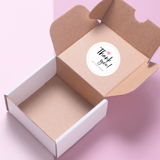 Simple Thank You Sticker