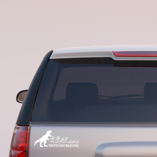 Your Stick Family was Delicious Vinyl Decal