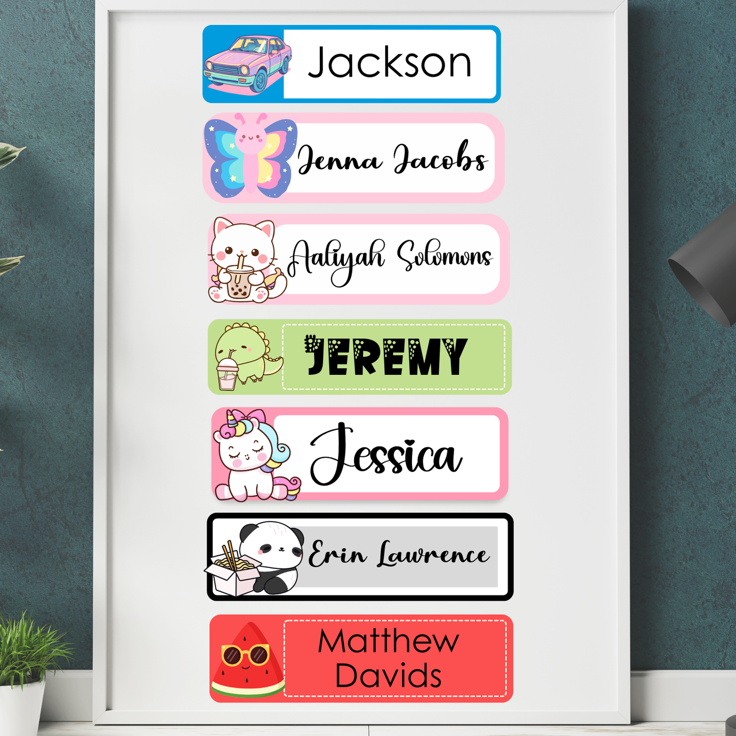 The Organised But Make It Cute Label Collection- 20 Pack