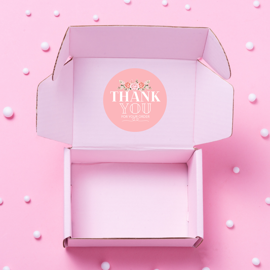 Thank You Sticker Sheets – Blush Floral