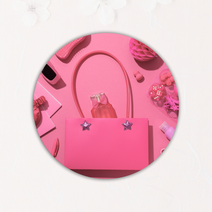 Barbie-Inspired Coasters