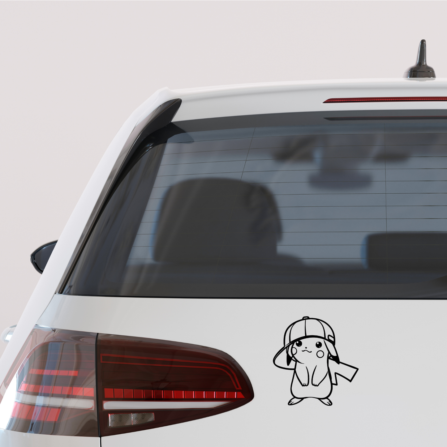 Pikachu with cap decal