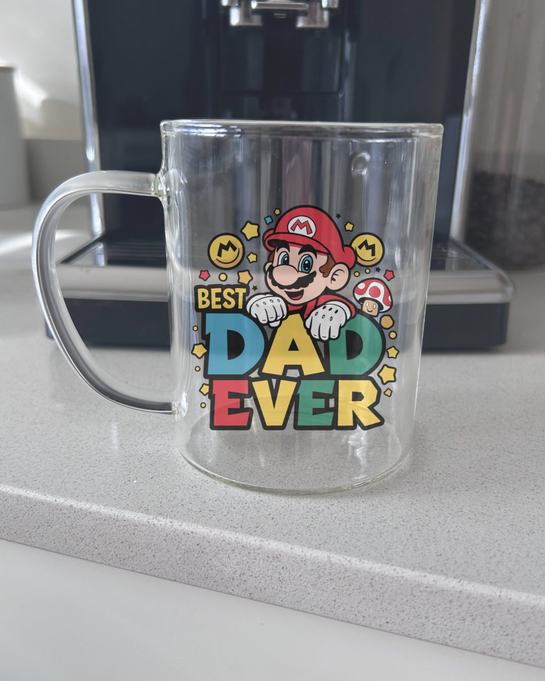 Super Mario Best Dad Mugs