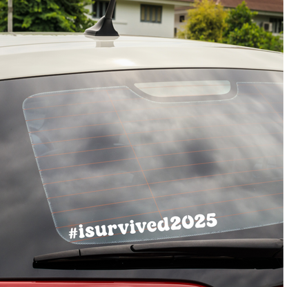 #isurvived2025 decal
