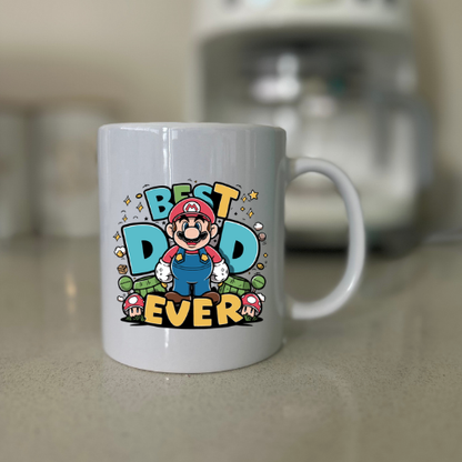 Super Mario Best Dad Mugs
