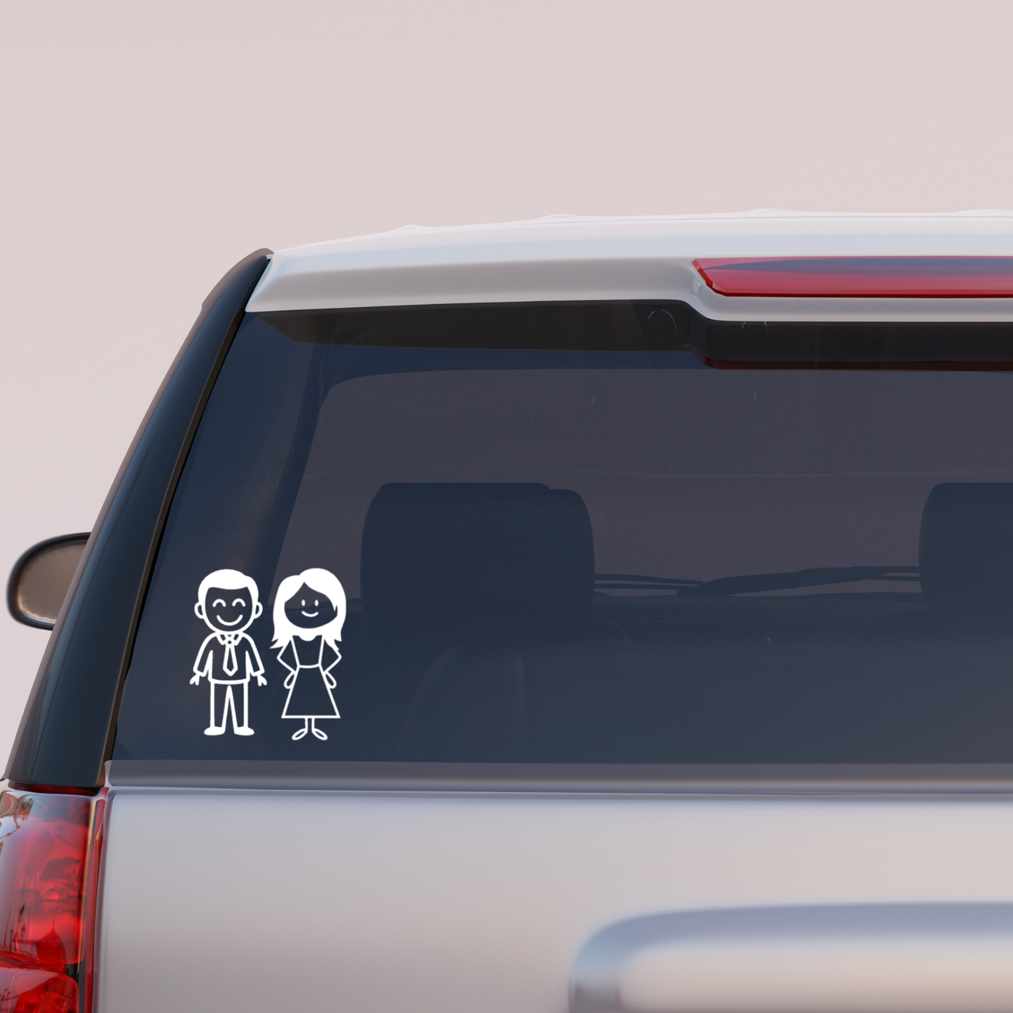 Custom Family Stick Figure Car Decals
