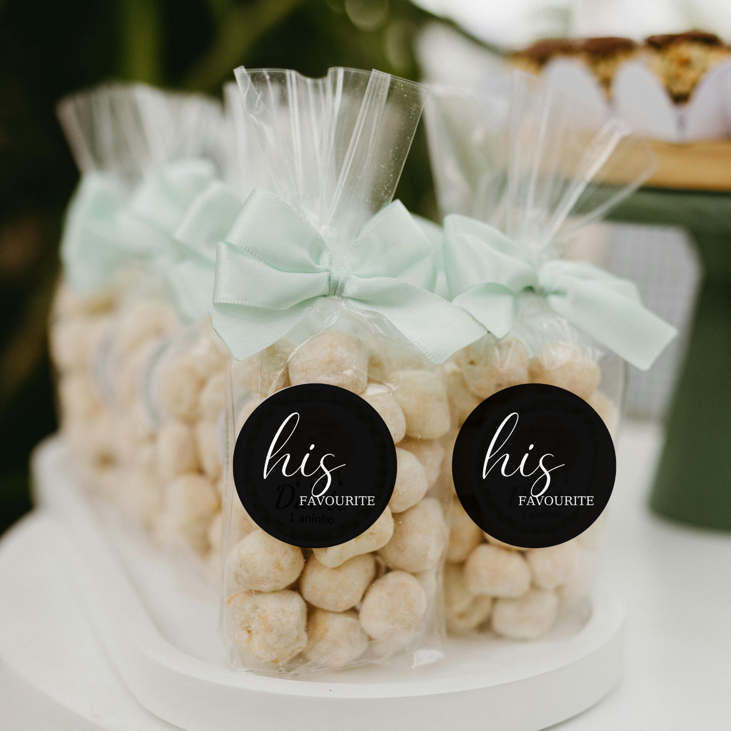 His and Her Favourite Wedding Stickers