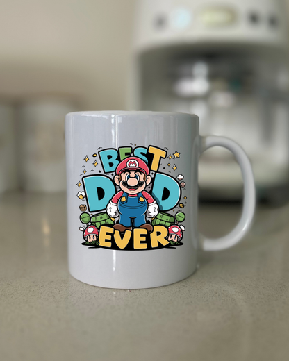 Super Mario Best Dad Mugs