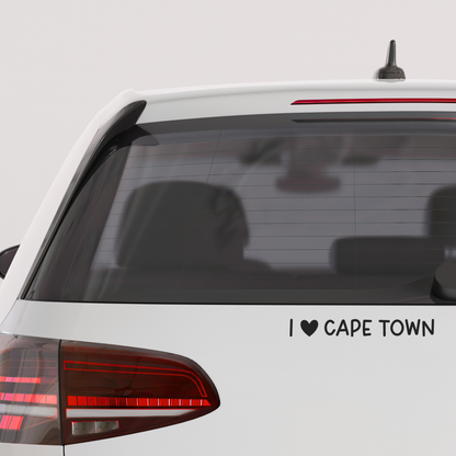 I Heart Cape Town Vinyl Decal