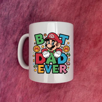 Super Mario Best Dad Mugs