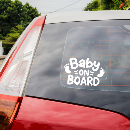 Baby on Board Vinyl Decal