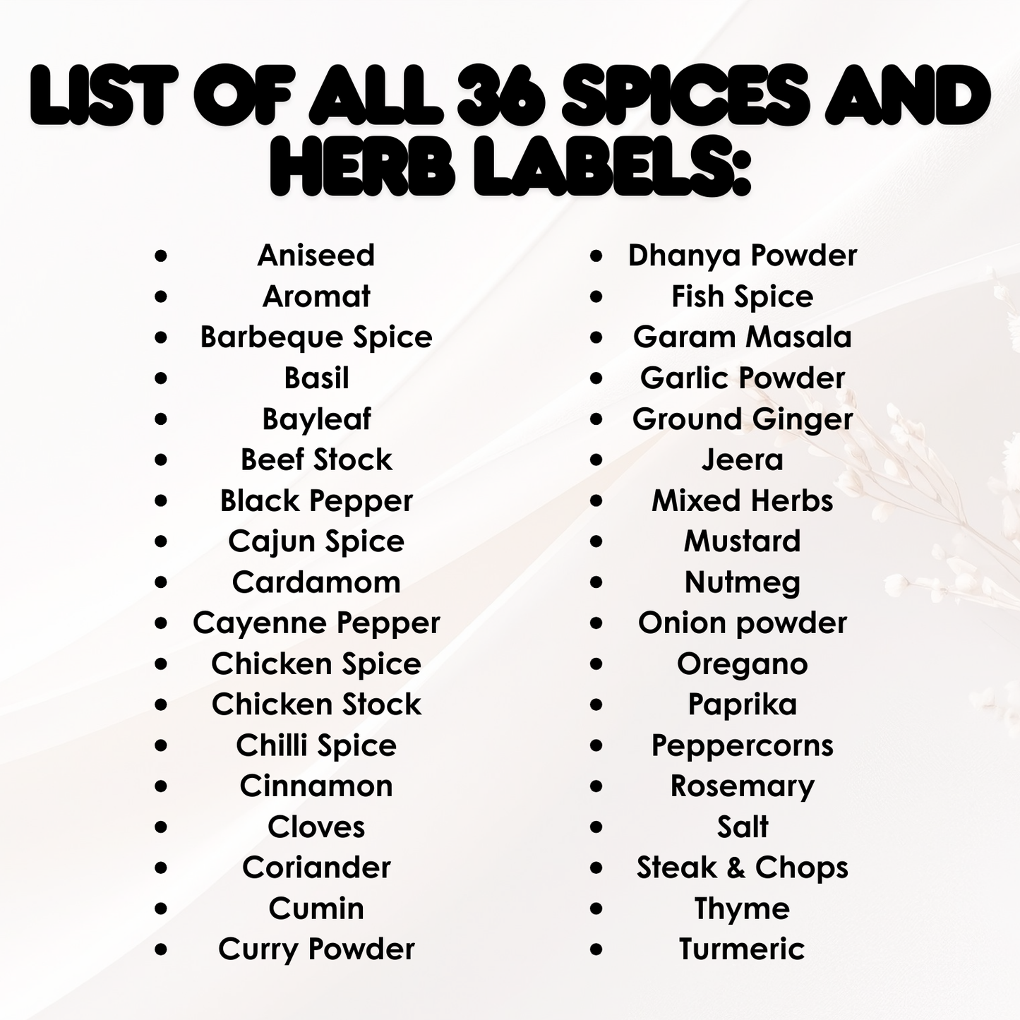 Botanical Wreath Spice and Herb Labels (36)