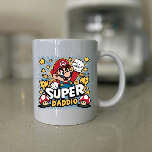 Super Mario Best Dad Mugs