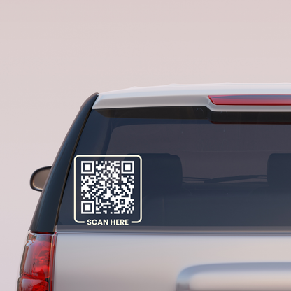 Custom QR Vinyl Decals