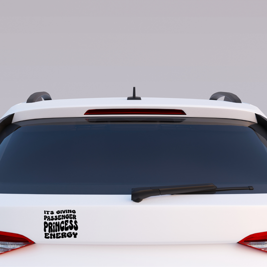 It’s Giving Passenger Princess Energy Decal