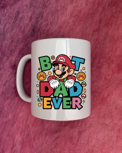 Super Mario Best Dad Mugs